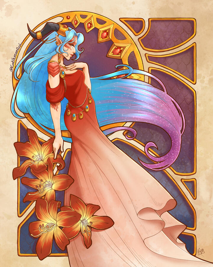 Art Nouveau Drakania